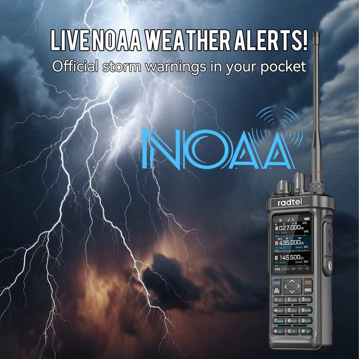 Radtel RT-950 PRO Walkie Talkie AM/FM/CB/LSB/USB/CW Receiver with GPS APRS 10W Bluetooth Phone Programming Ham Radio RT-950PRO