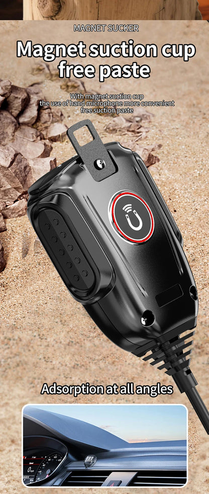 ZASTONE D500 25W High Power Mini Mobile Radio VHF UHF Dual Band DTMF Detachable Panel Transceiver