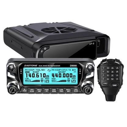 ZASTONE D500 25W Car Walkie Talkie UV Dual Band Car Two Way Radio Station Dual Channel Receiver Split Type Car Mobile Radio