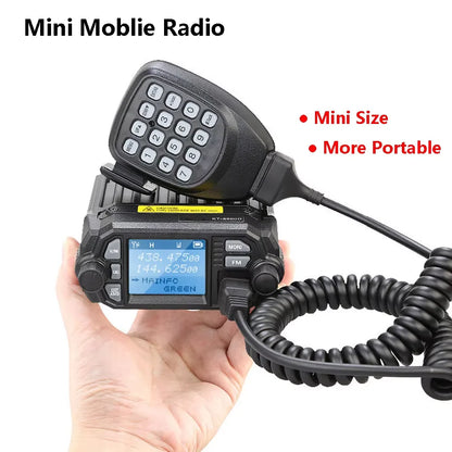 QYT KT-8900D Vehicle mini Car Radio 25W Mobile Car Radio dual band KT8900D Wakie Talkie Long Range Radio Talkie Walkie