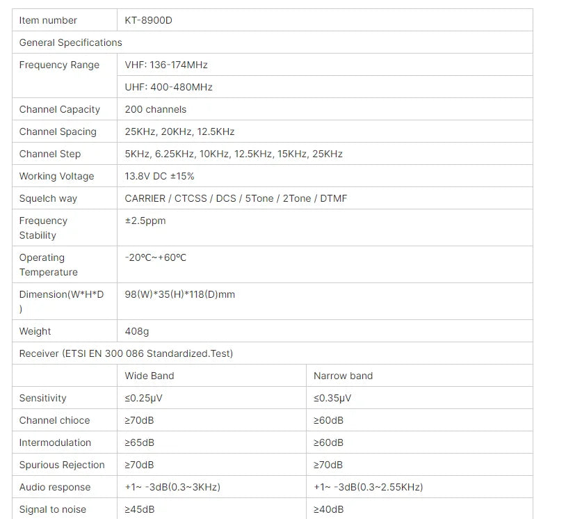 QYT KT-8900D Vehicle mini Car Radio 25W Mobile Car Radio dual band KT8900D Wakie Talkie Long Range Radio Talkie Walkie