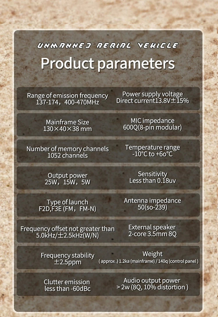 ZASTONE D500 Split Type Car Walkie talkie 25W UHF VHF Dual-band Mobile Radio Station HAM Mini  Car Walkie-talkies FM