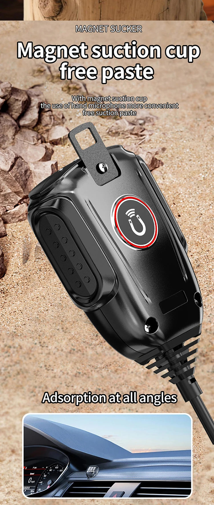 ZASTONE D500 Split Type Car Walkie talkie 25W UHF VHF Dual-band Mobile Radio Station HAM Mini  Car Walkie-talkies FM