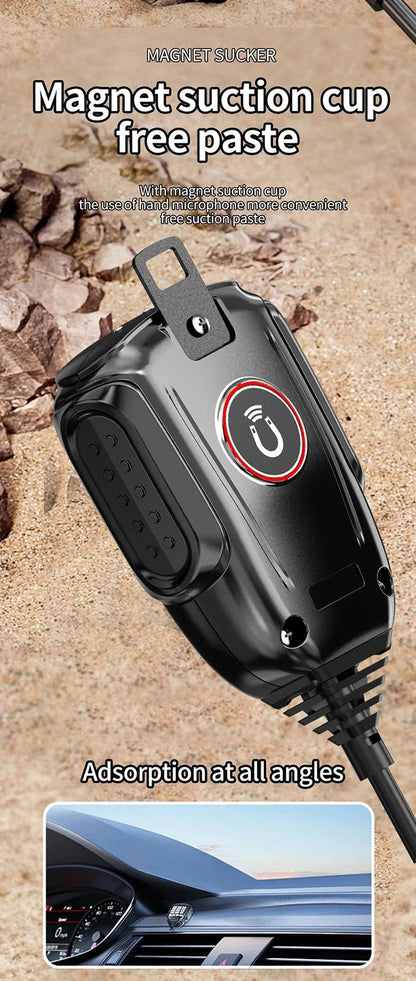 D500 Car-mounted Walkie Talkie UV Dual Band 25W Mini Mobile Car Radio HF Transceiver Outdoor Communication for ZASTONE